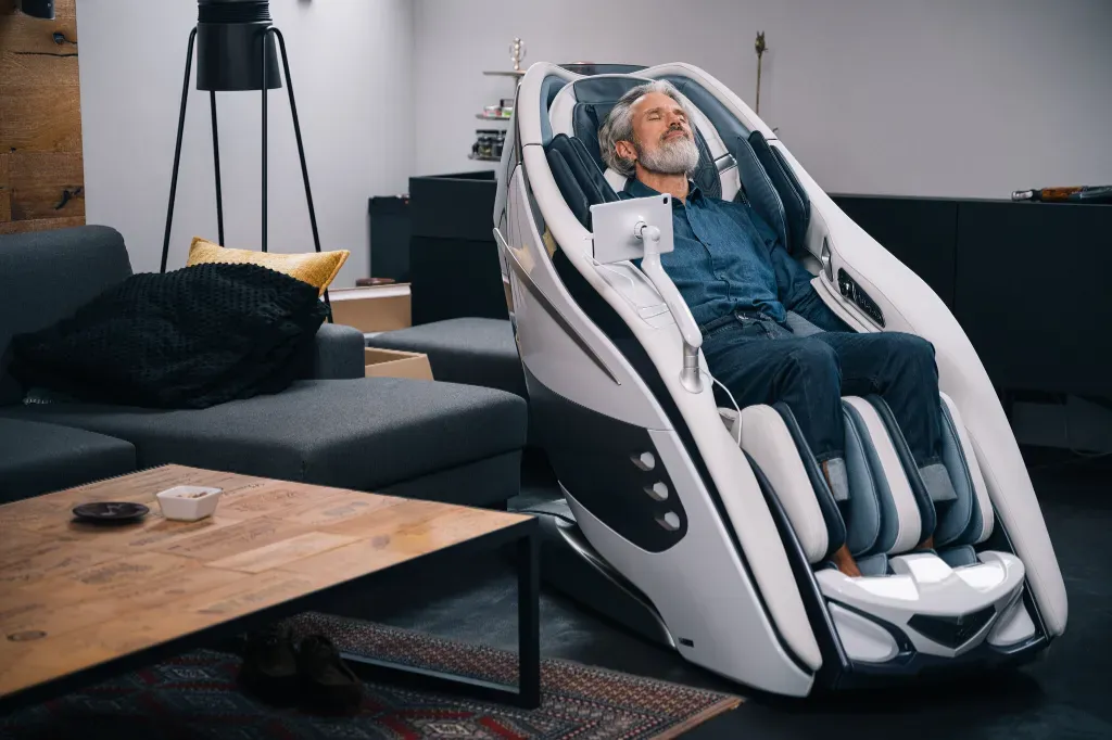 Jesień z fotelem masującym