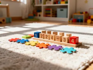 Drewniana szachownica z ustawionymi figurami w trakcie partii, skupienie na białym skoczku i czarnym gońcu.