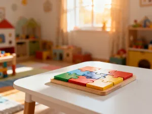 Dłonie trzymające wysokie karty przy stole brydżowym, podkreślające skupienie i profesjonalną strategię rozgrywki.